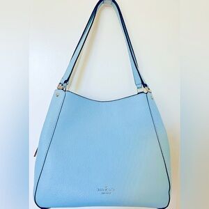 Kate Spade 3-Compartment Shoulder Bag - Color: Powder Blue